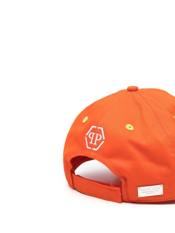 Philipp Plein logo-patch distressed cap - Image 2