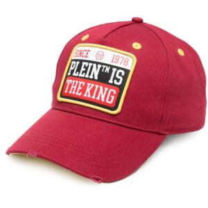 Philipp Plein logo-patch distressed cap