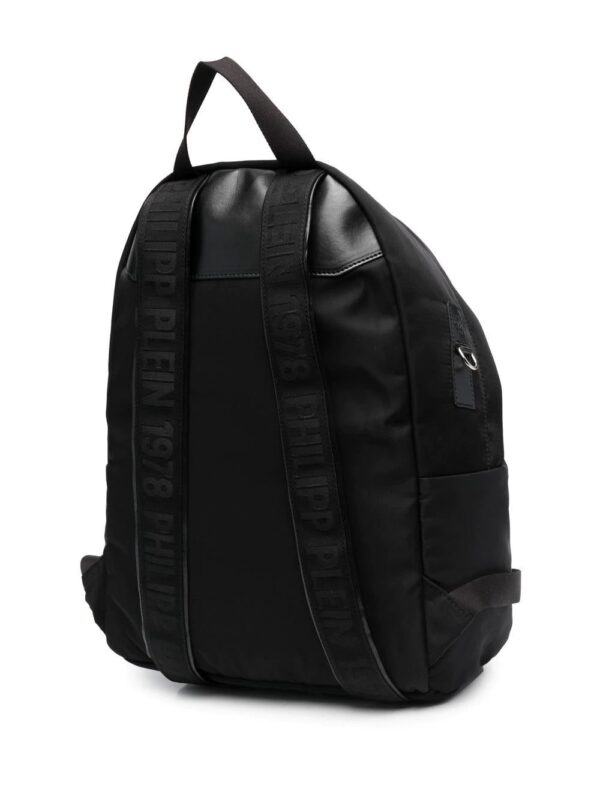 Phillip plein logo-plaque zip-up backpack - Image 3