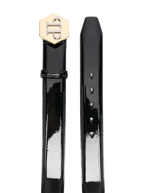 Philipp Plein  Hexagon leather belt - Image 2