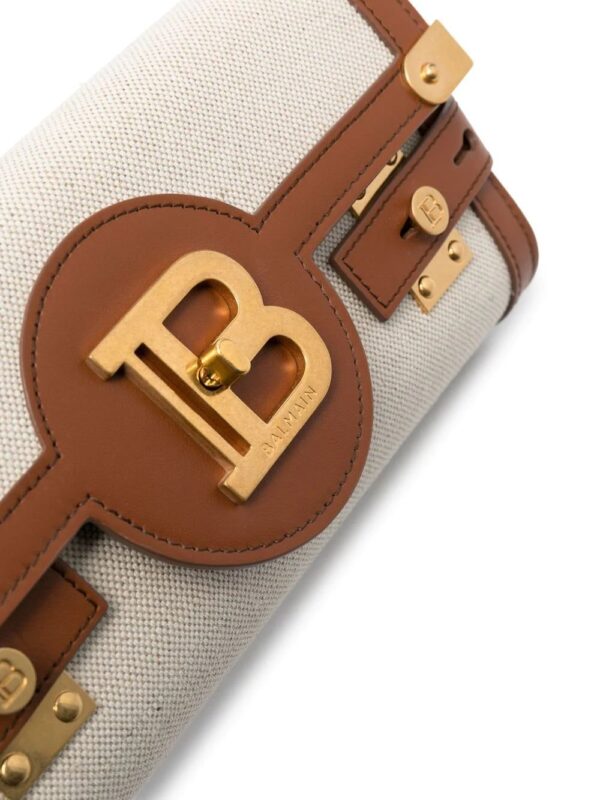 Balmain  B-Buzz 23 canvas clutch bag - Image 3