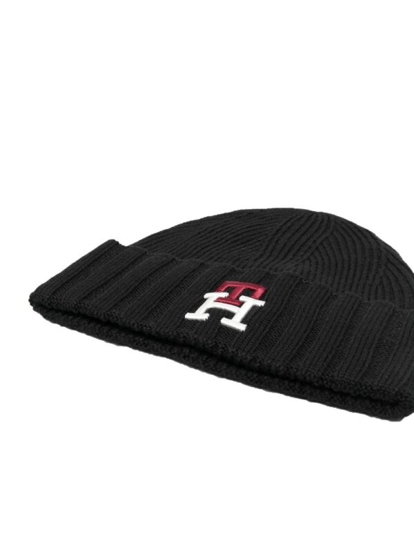 Tommy Hilfiger embroidered logo beanie hat - Image 2