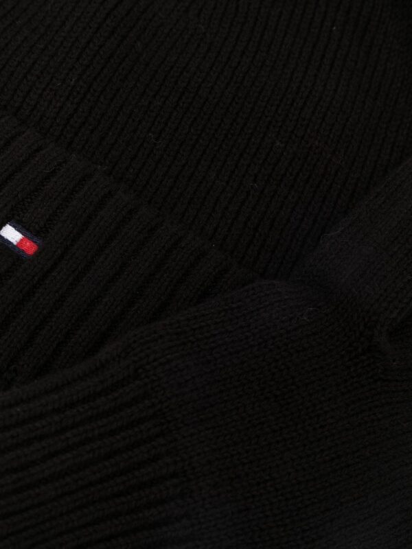 Tommy Hilfiger embroidered-logo beanie and gloves set - Image 2
