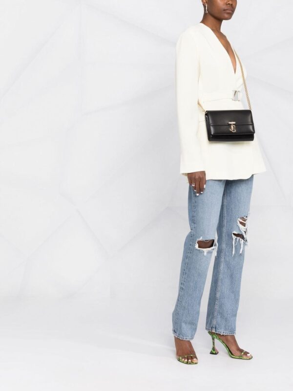 Jimmy Choo Avenue leather clutch - Image 2