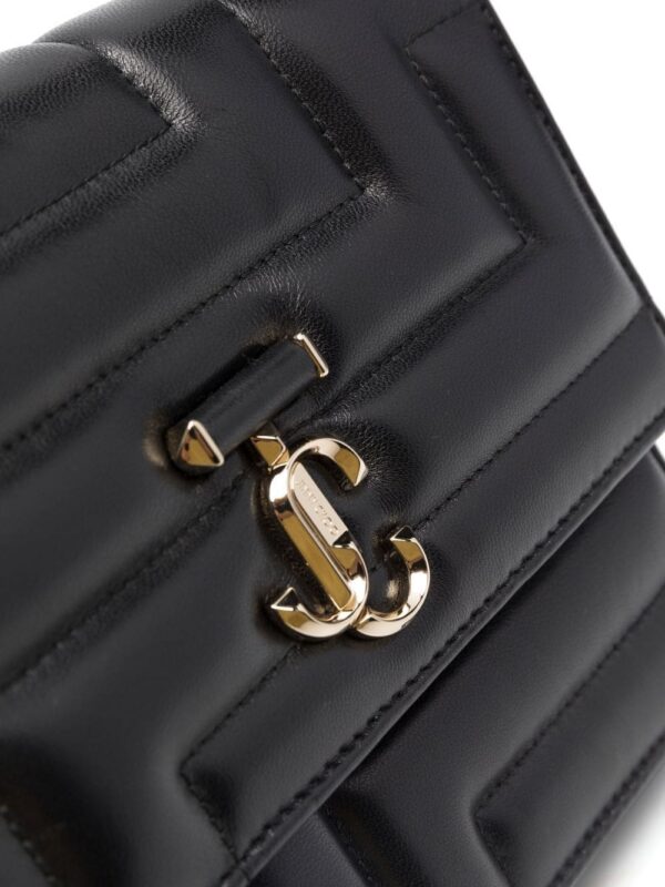 Jimmy Choo Avenue Quad quilted shoulder bag - Image 5