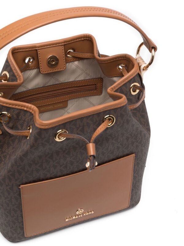 Michael Michael Kors  Maeve monogram-print bucket bag - Image 4