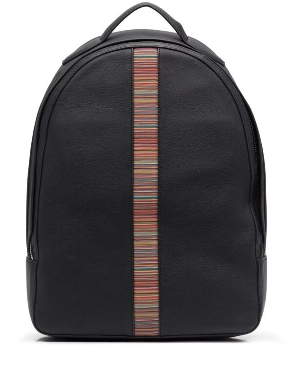 Paul Smith Signature Stripe leather backpack