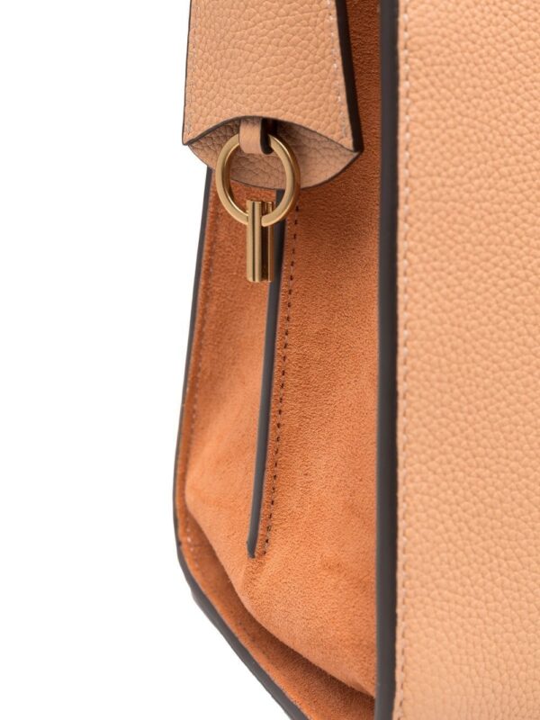 Tory Burch logo-plaque leather tote bag - Image 4