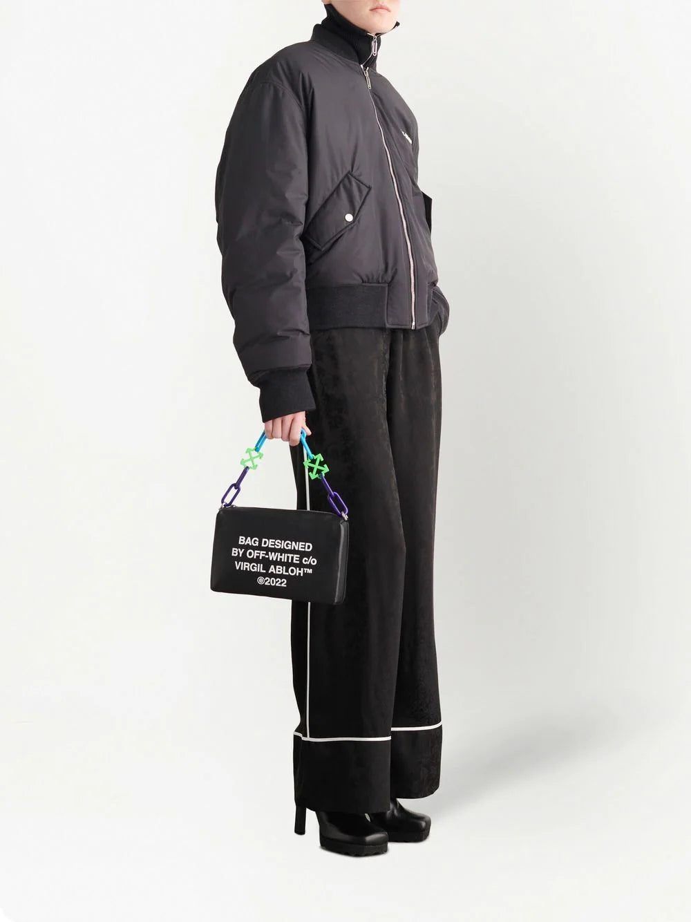 Off-white Block clutch bag - Image 2