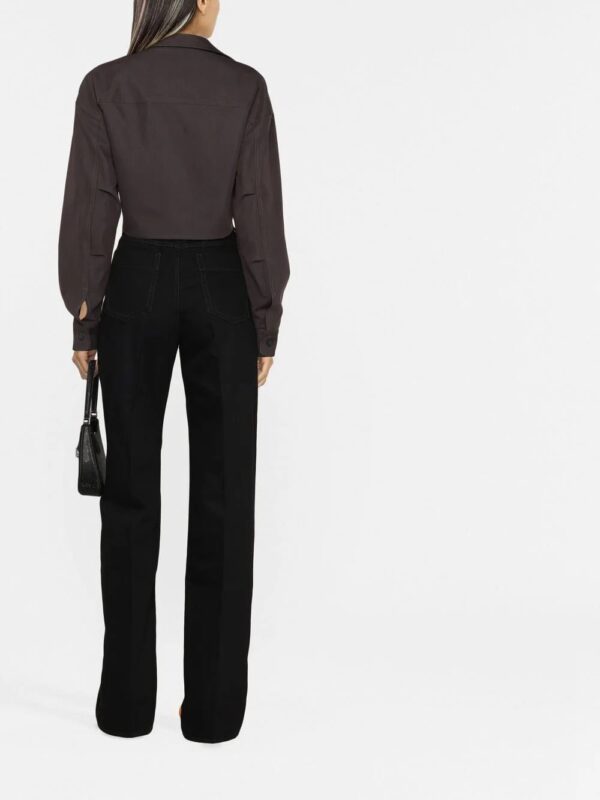 Off-White  cropped long-sleeve shirt - Image 4