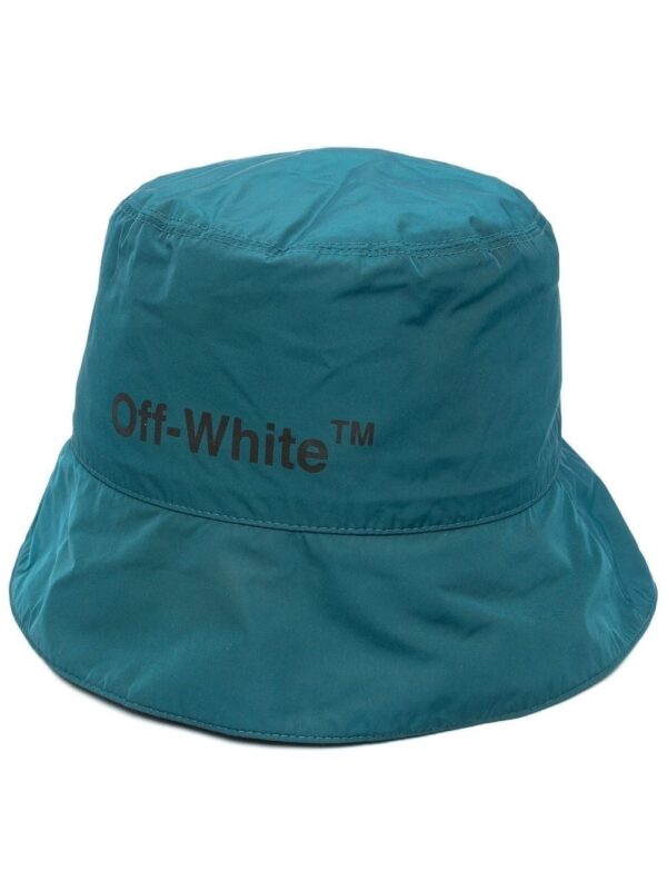 Off-White embroidered logo bucket hat