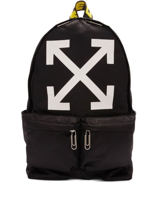 Off-white Arrows-print zip-up backpack
