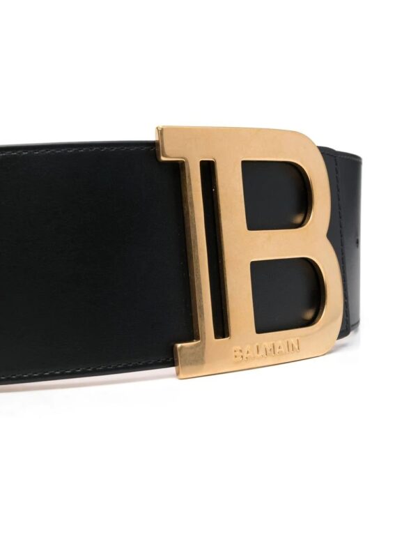 Balmain  logo-plaque wide belt - Image 2