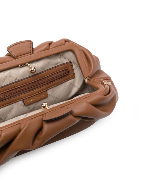 Michael Michael Kors  logo-plaque ruched shoulder bag - Image 4