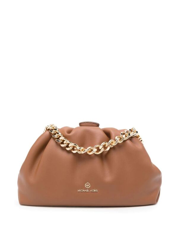 Michael Michael Kors  logo-plaque ruched shoulder bag