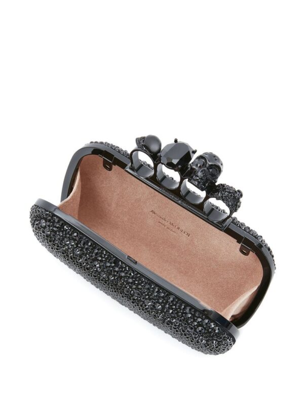 Alexander McQueen Four Ring clutch bag - Image 4