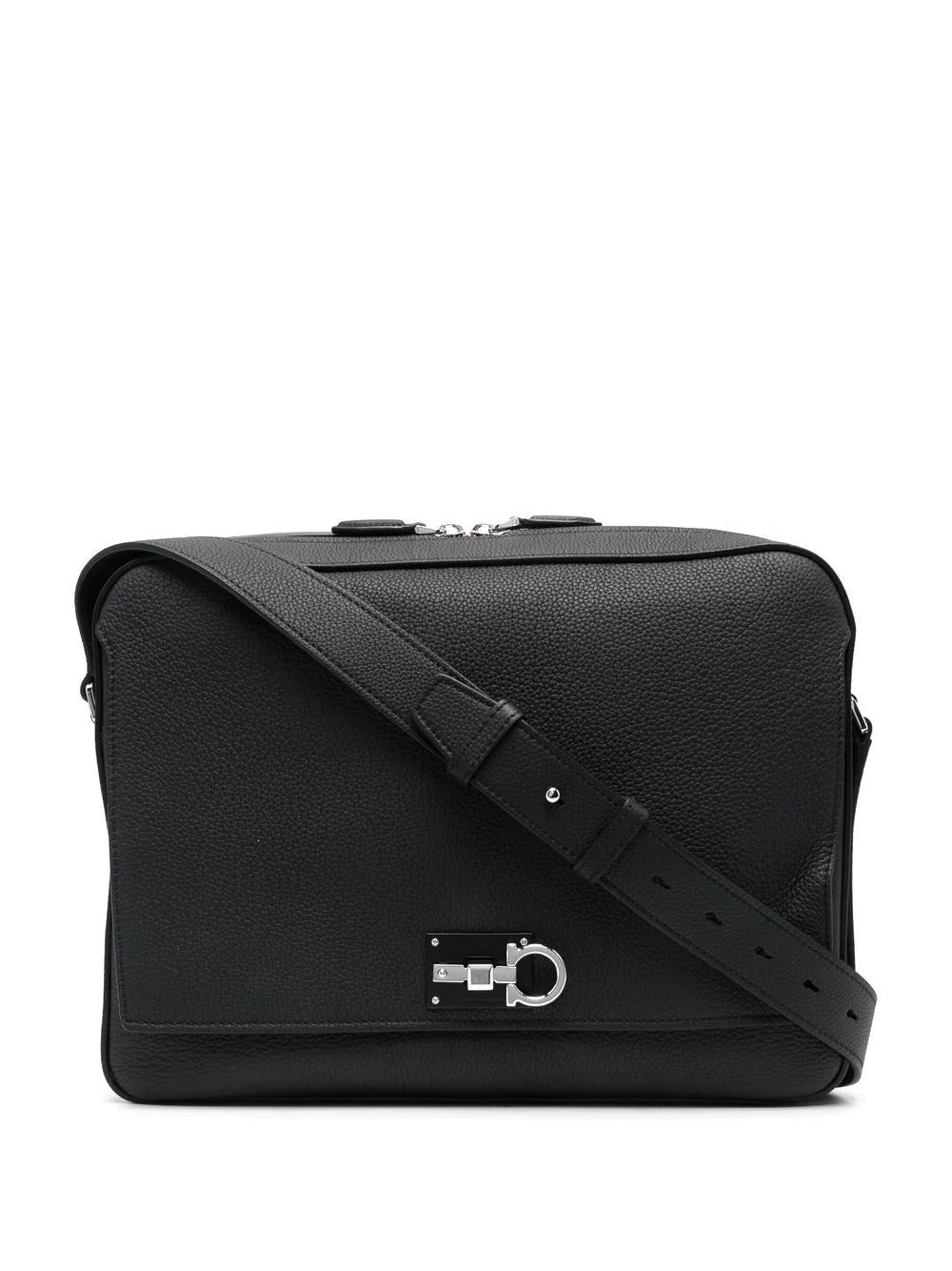 Ferragamo Gancini flip-lock shoulder bag