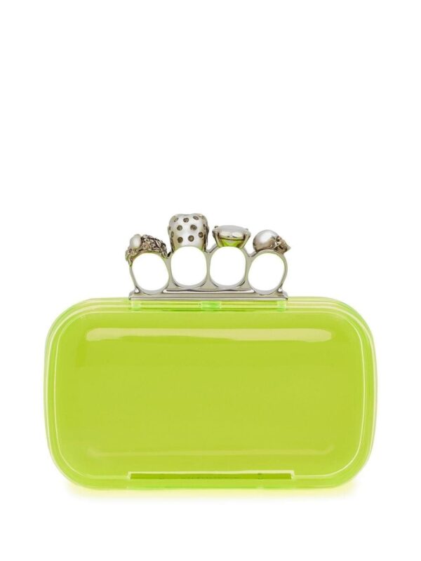 Alexander McQueen Skull knuckle-duster clutch bag - Image 2