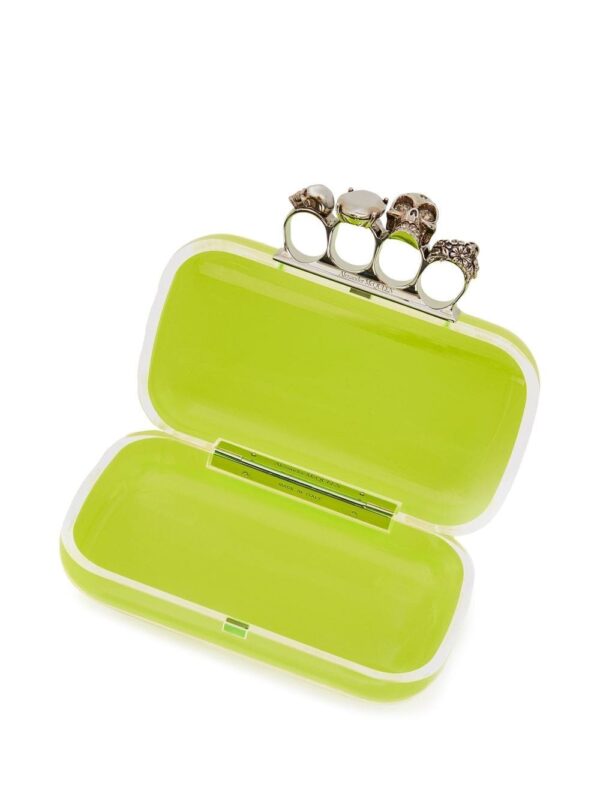 Alexander McQueen Skull knuckle-duster clutch bag - Image 4