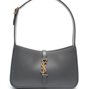 Saint Laurent Le 5 à 7 monogram-plaque tote bag