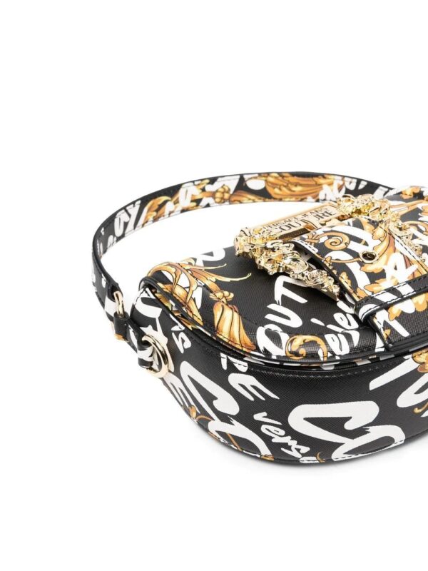 Versace Jeans Couture  Regalia Baroque-print Couture top-handle bag - Image 4