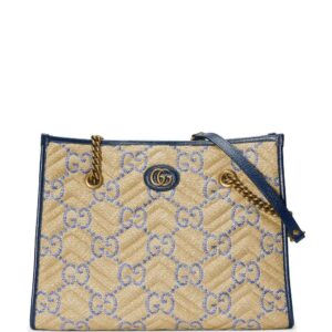 Gucci GG raffia tote bag