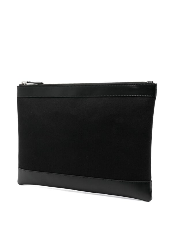 Balenciaga  logo-print clutch - Image 3