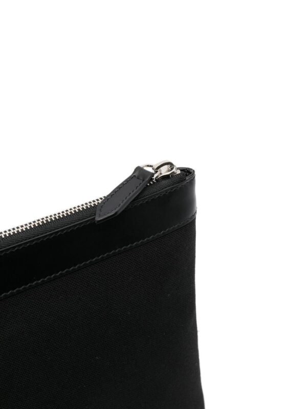 Balenciaga  logo-print clutch - Image 5