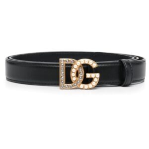 Dolce & Gabbana  embellished logo-buckle belt