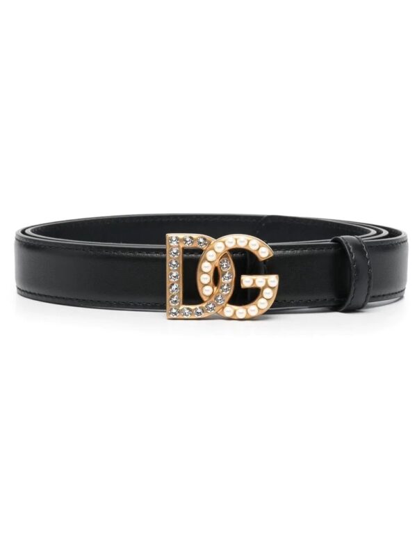 Dolce & Gabbana  embellished logo-buckle belt