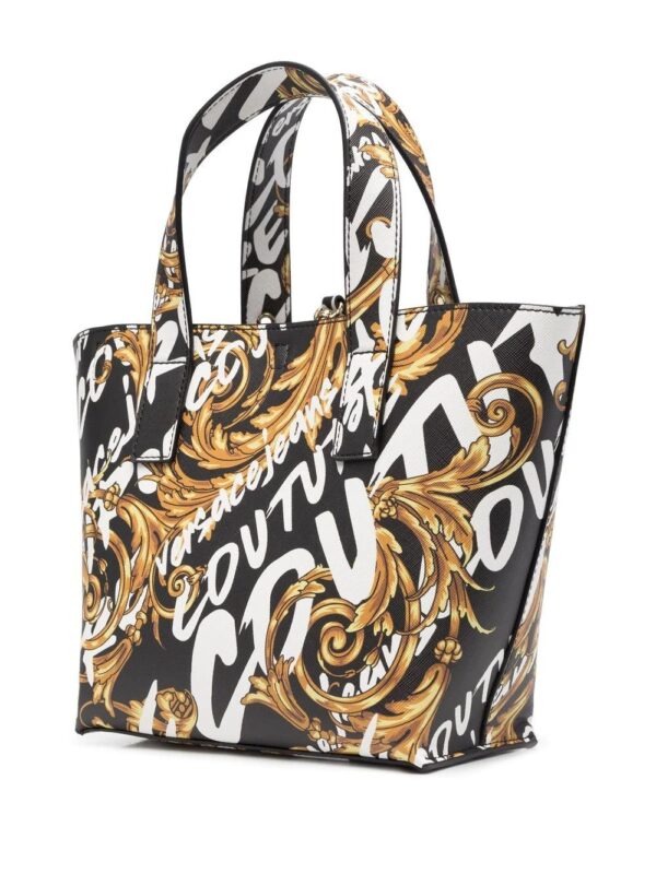 Versace Jeans Couture  Regalia Baroque-print tote bag - Image 3
