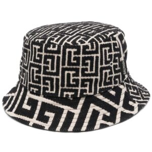 Balmain monogram-jacquard bucket hat