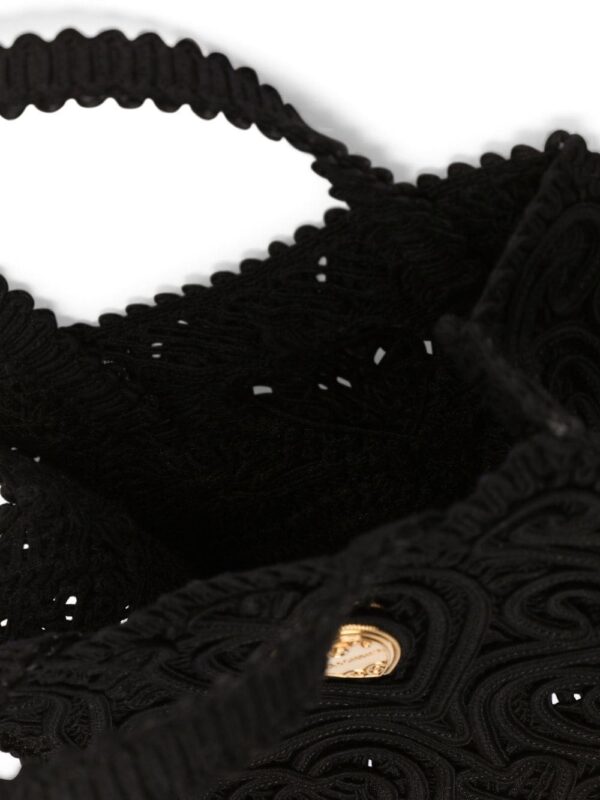 Dolce & Gabbana cordonetto-lace tote bag - Image 5