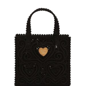 Dolce & Gabbana cordonetto-lace tote bag