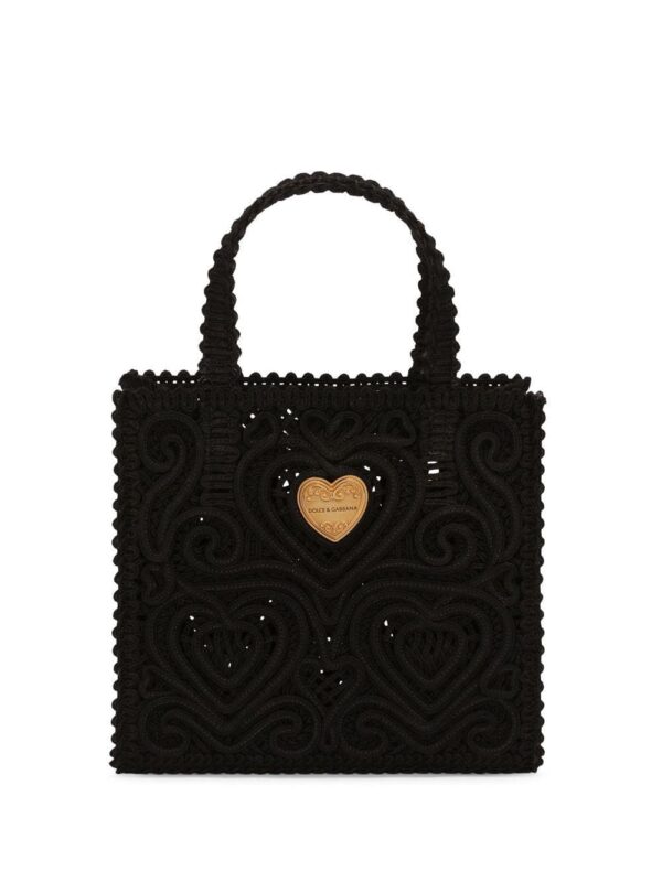 Dolce & Gabbana cordonetto-lace tote bag