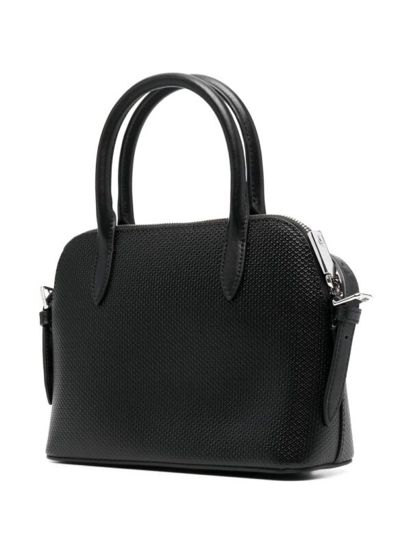 Lacoste Chantaco piqué leather mini tote bag - Image 3