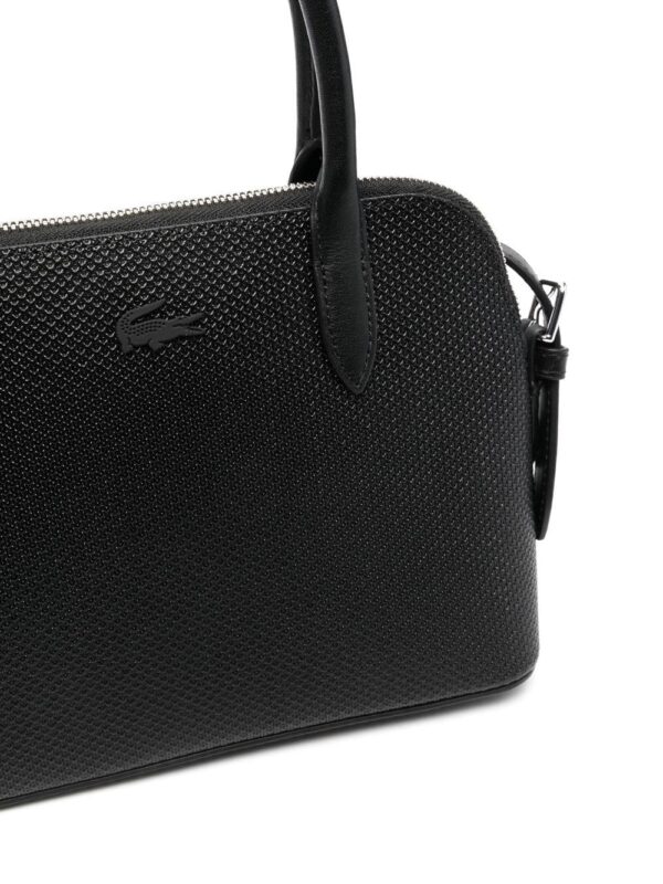 Lacoste Chantaco piqué leather mini tote bag - Image 4