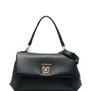 Moschino logo-plaque shoulder bag