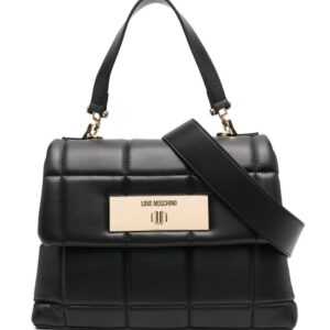 Moschino quilted top-handle bag