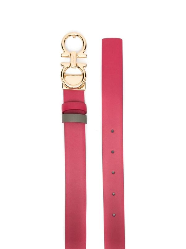 Ferragamo  logo-plaque leather belt - Image 2