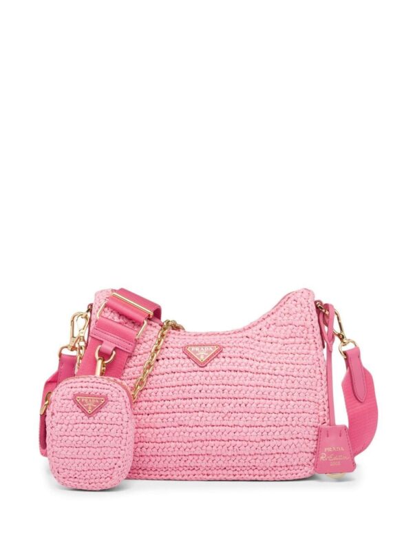 Prada Re-Edition 2005 crochet-knit shoulder bag