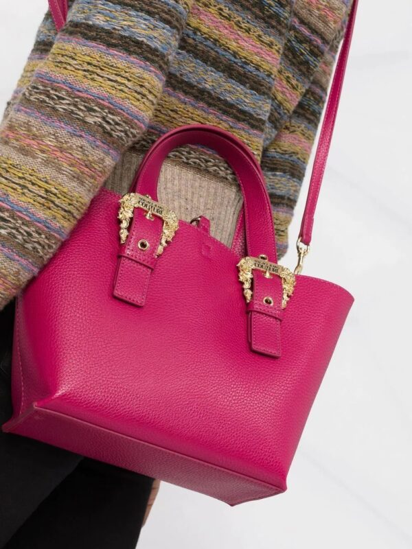 Versace Jeans Couture  Baroque-buckle tote bag - Image 2