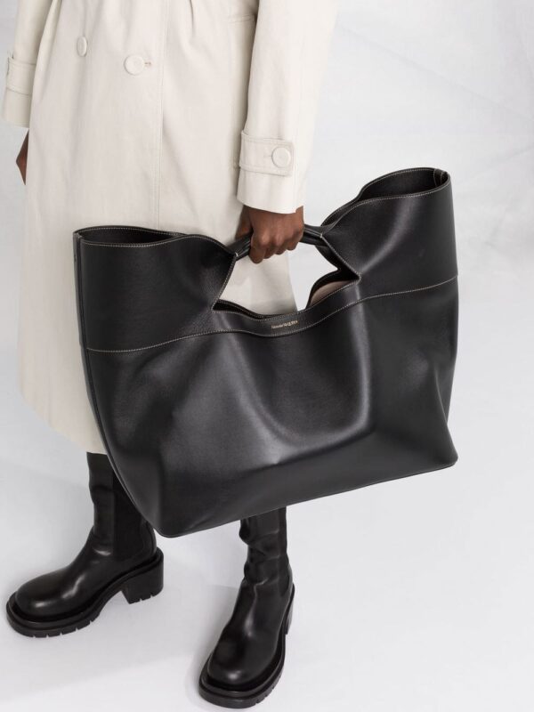Alexander McQueen The Bow leather tote bag - Image 3