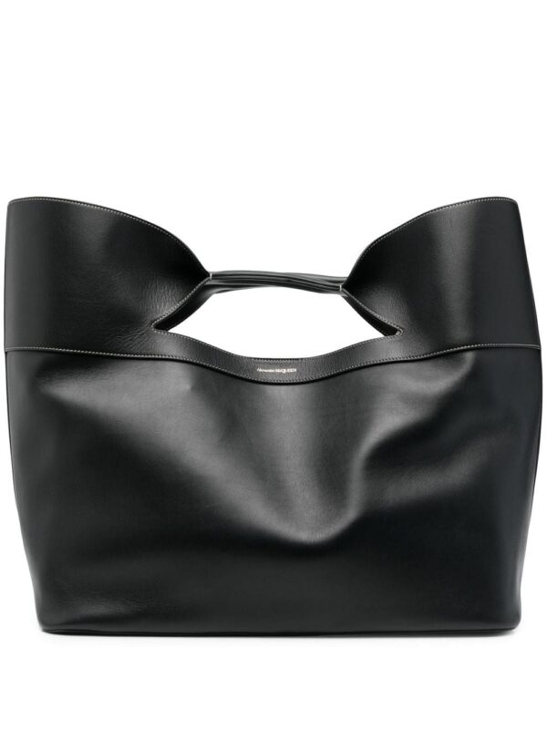Alexander McQueen The Bow leather tote bag