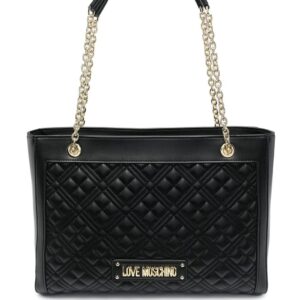 Moschino quilted faux-leather shoulder bag
