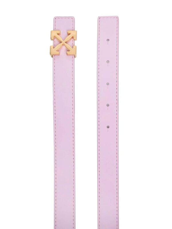 Off-White  Arrow-buckle reversible leather belt - Image 2