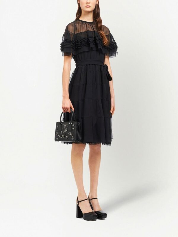 Prada Galleria crystal-embellished mini bag - Image 2
