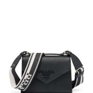 Prada  lettering logo tote bag