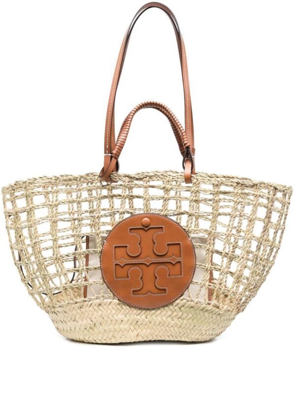 Tory Burch Ella woven tote bag