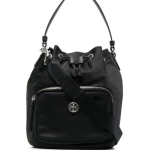 Tory Burch logo-plaque bucket bag